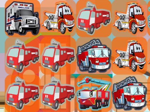 Play Emergency Trucks Match 3 Game