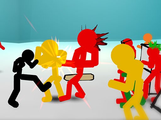 Play Stickman Street Fighting Game