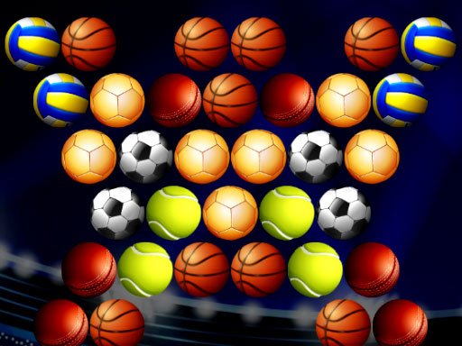 Play Bubble Shooter Golden Football Game