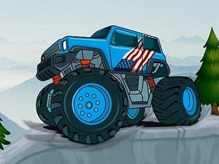 Play Monster Truck Mountain Climb Game