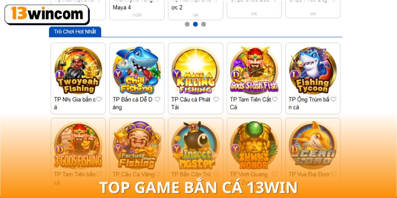 top game Bắn Cá 13win